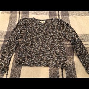 Madewell Stripy Sweater with shoulders